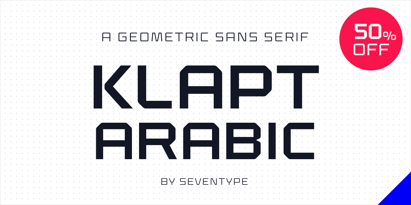 Klapt Arabic Bold Font preview